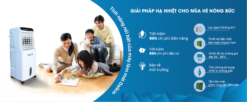 Giải pháp hạ nhiệt mang tên Daikio