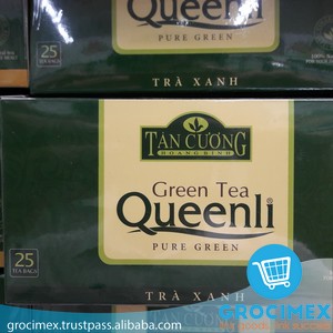 Green Tea Queenli Pure Green Tan Cuong Tea 25 bags