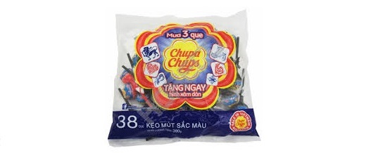 Chupa Chups Lollipops tongue painter 38pcs