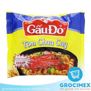 Gau Do Instant Noodles Sour and Hot Shrimp Flavor