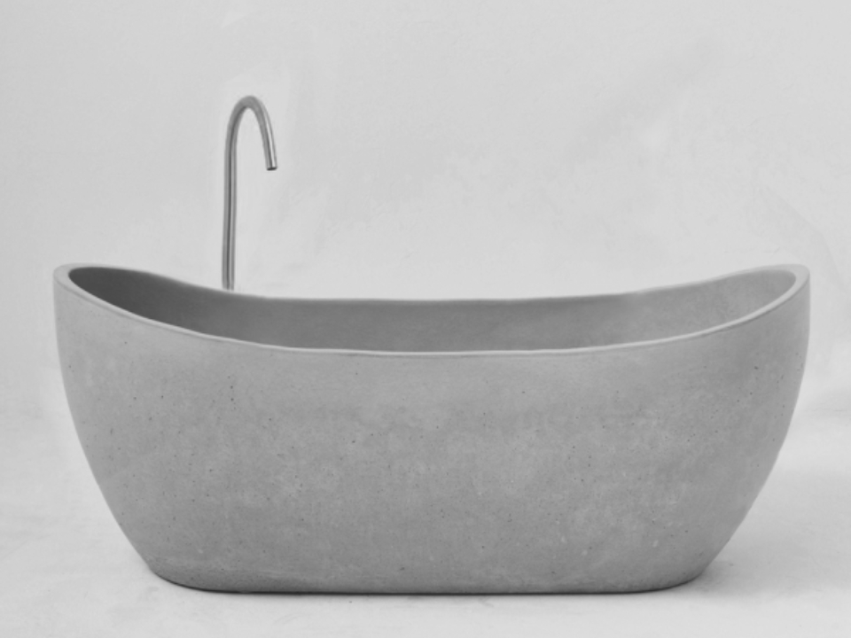 Bồn tắm bê tông BLIU02 tone xám