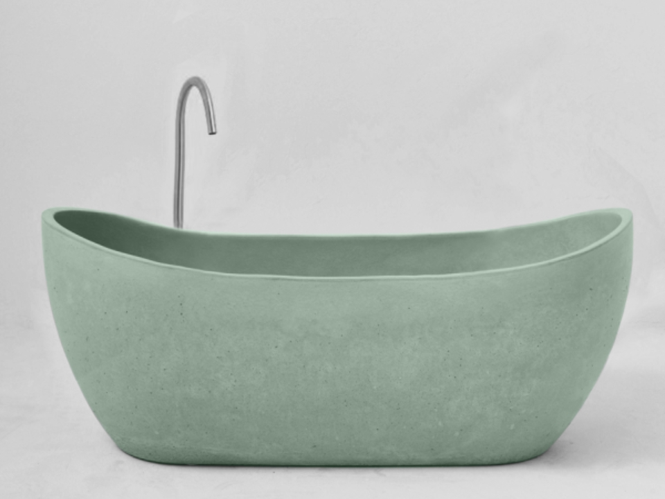 Bồn tắm bê tông BLIU02 tone xanh