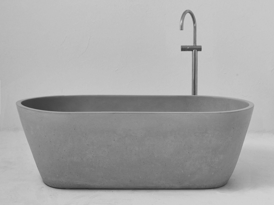 bồn tắm bê tông BLIU04 màu xám