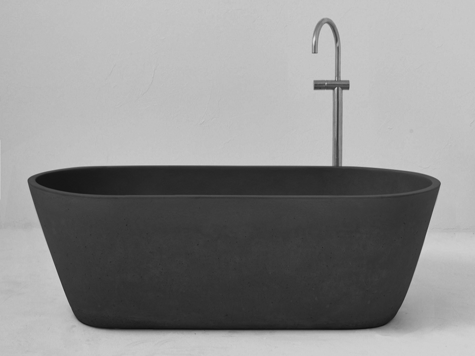 bồn tắm bê tông BLIU04 màu đen