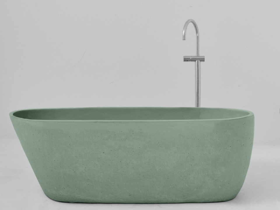 Bồn tắm bê tông BLIU06 màu xanh