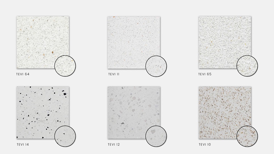 Catalogue đá mài terrazzo của Vietbeton.