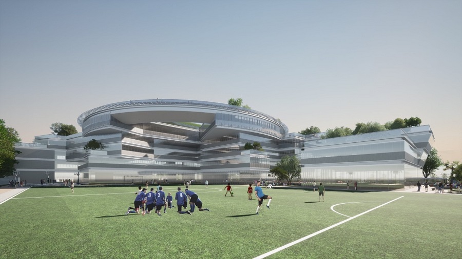 Khuôn viên Dwight School rộng tới 35.000m2