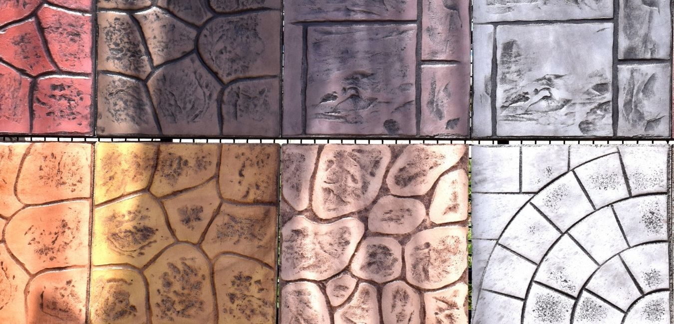 Bê tông áp khuôn có đa dạng các loại hoa văn khác nhau và nhiều hình dáng, kích thước (Ảnh sưu tầm)