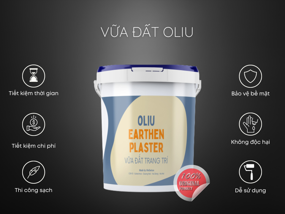 Vữa đất Oliu 18kg