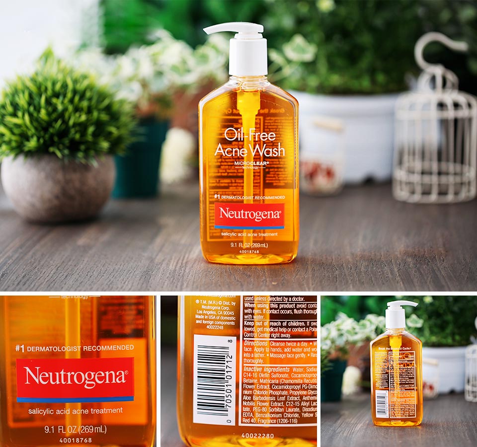 Sữa rửa mặt Neutrogena Oil free acne wash