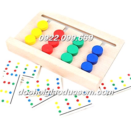 Four color game - Đồ Chơi Rèn Luyện Trí Tuệ Phát Triển Tư Duy Logic - Giáo Cụ Montessori giá rẻ