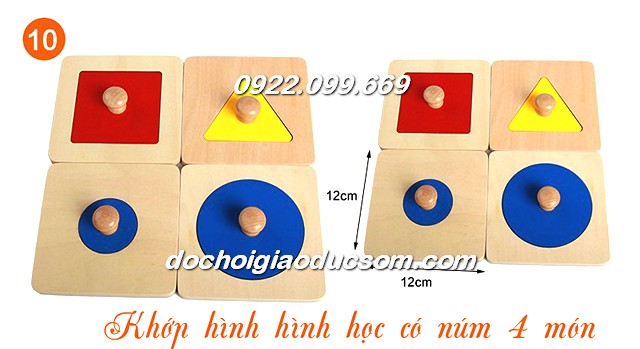 Bộ 20 món giáo cụ Montessori 0-3 tuổi hàng đẹp, giá tốt, chất lượng