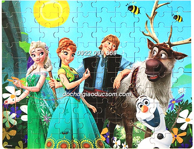 Ghép hình 100 mảnh công chúa băng giá Elsa