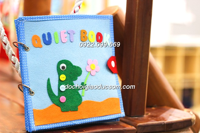 Sách vải handmade SKILL QUIET BOOK phát triển kỹ năng cho bé