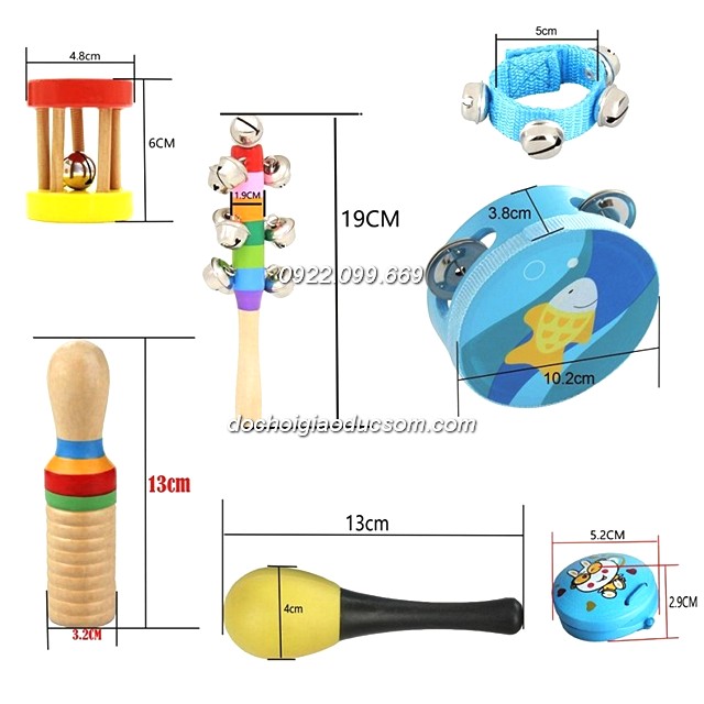 Set 10 món cảm thụ âm nhạc cho bé