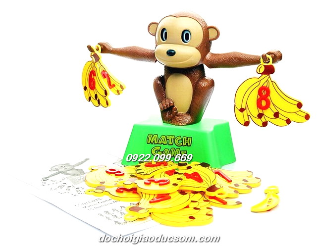 Matching game - Khỉ cầm chuối học toán - Thăng bằng