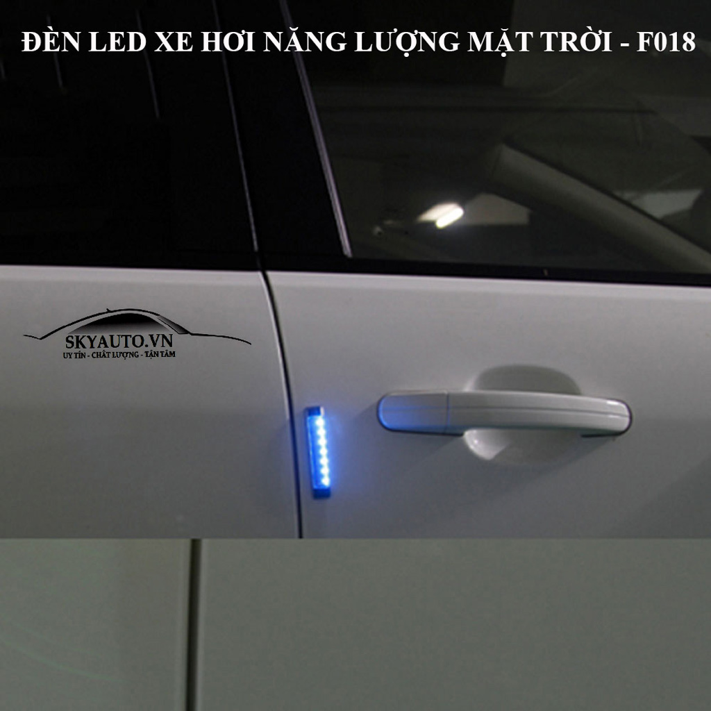 Đèn Led xe hơi năng lượng mặt trời