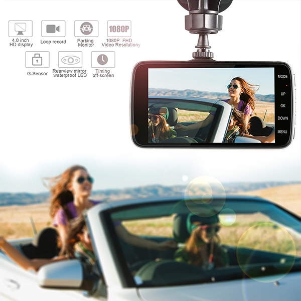 CAMERA HÀNH TRÌNH KÈM CAMERA LÙI X400