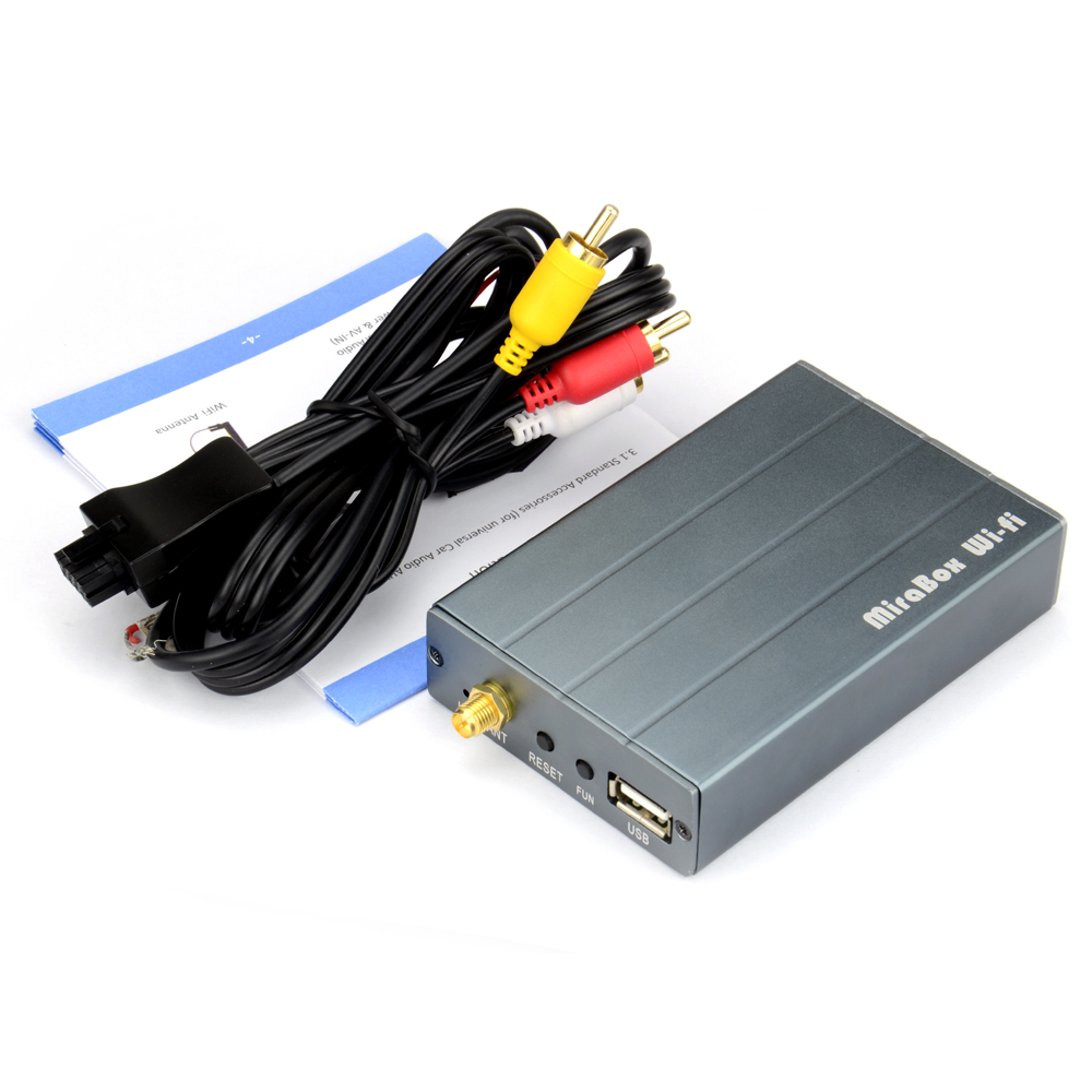 BỘ TRUYỀN VIDEO TỪ ĐIỆN THOẠI LÊN MÀN HÌNH DVD Ô TÔ MIRABOX