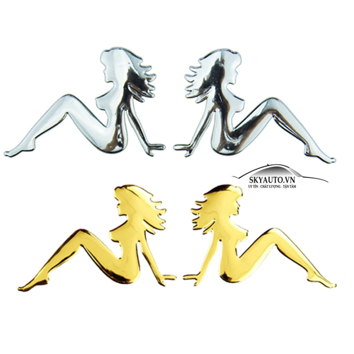 STICKER - CÔ GÁI VÀNG 3D