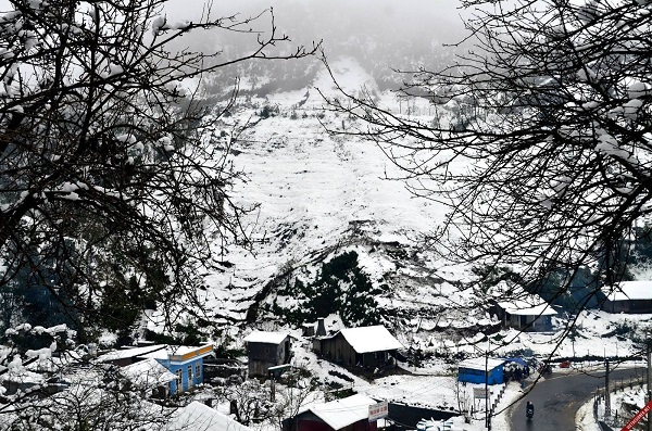 Phong cảnh tuyệt đẹp ở Sapa vào mùa đông thu hút du khách