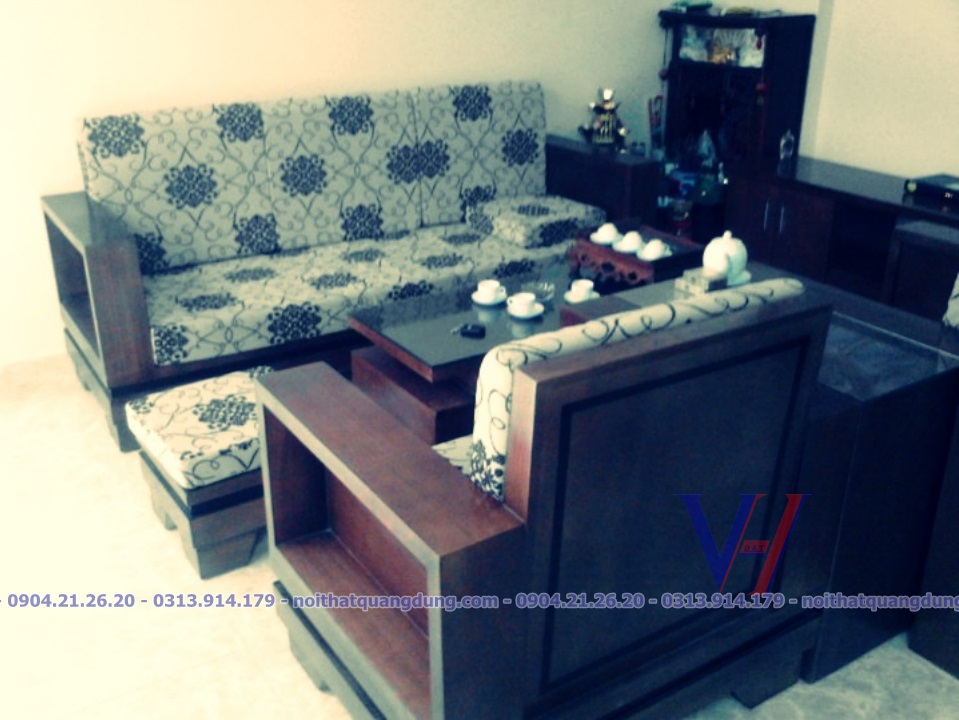 sofa gỗ quang dũng