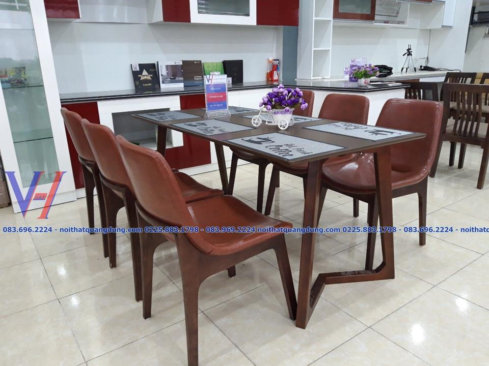 bộ bàn ăn đẹp và đẳng cấp tại nội thất quang duãng hải phòng