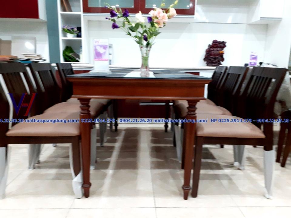 đep nhã nhặn với BỘ GHẾ ĂN BIGO BC6 tại showroom Quang Dũng Hải Phòng