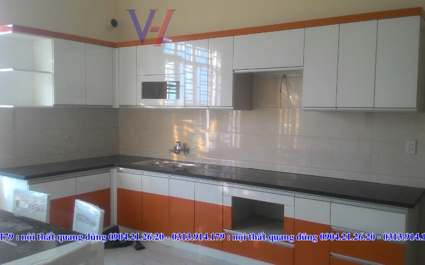 Tủ bếp nhựa nhà chú ĐEN