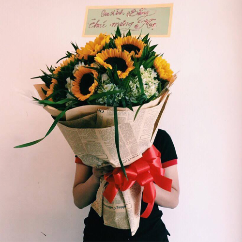 Bó hoa HƯỚNG DƯƠNG rực rỡ, sang trọng - Món quà đầy ý nghĩa 