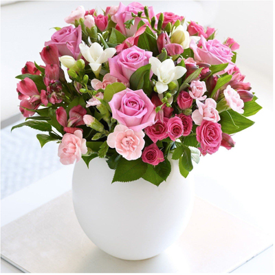  Hoa bình tươi xinh - Sang trọng và quý phái với mẫu hoa bình Mến thương -Vẫy chào - HBI1002 