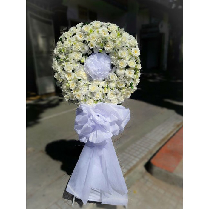 Mẫu hoa đám tang "Vĩnh cữu" - Cùng gởi chúc an nghỉ đến người đã ra đi