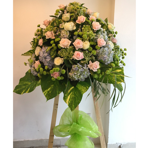 Hoa mừng khai trương - Mẫu hoa "Vững mạnh" với lời chúc luôn vững vàng vượt qua khó khăn