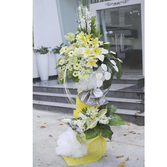 Mẫu hoa "Lộc phát" - hoa dành tặng nhân dịp mừng khai trương - Lời chúc mang nhiều ý nghĩa