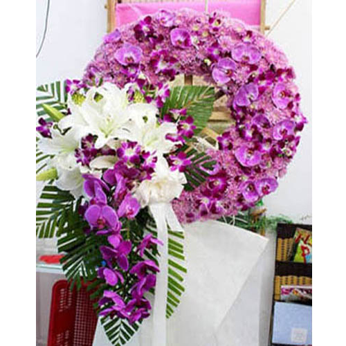  Vòng hoa tang lễ - Hoa chia buồn cùng gia đình người thân - Vuonhoaxinh.vn 