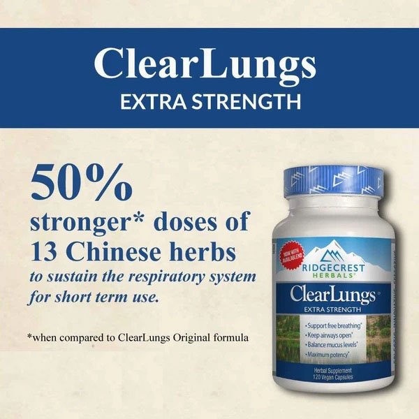 Ridgecrest Clearlungs Extra Strength 