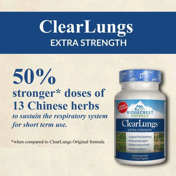Ridgecrest Clearlungs Extra Strength