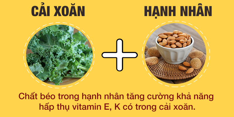 Những loại thực phẩm nên kết hợp với nhau bạn nên biết