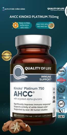 AHCC 750mg - Phòng chống ung thư của Mỹ