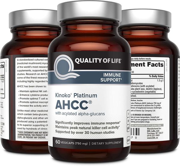 AHCC 750mg - Phòng chống ung thư của Mỹ