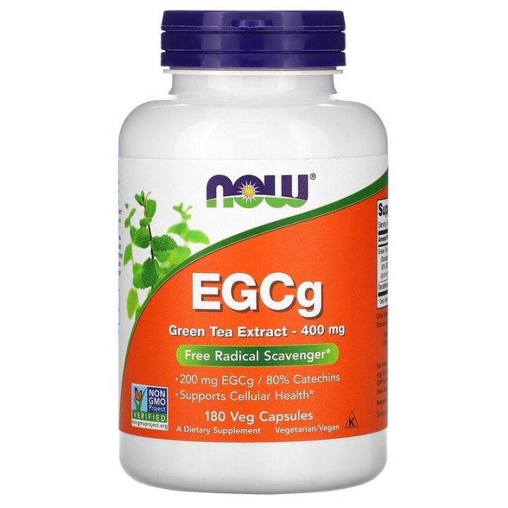 EGCG Green Tea Extract 400mg - Lọ 180 viên của Mỹ