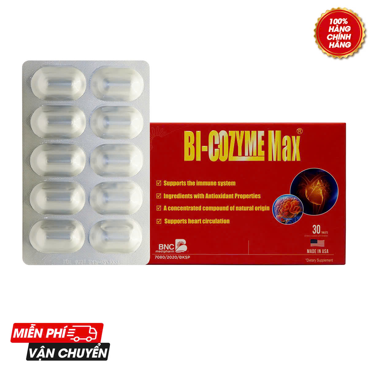 Bi-Cozyme Max - Xua tan nỗi lo huyết áp, tim mạch, đột quỵ