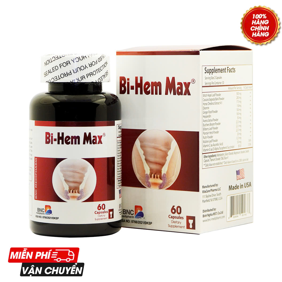 Bi-Hem Max - Giải pháp cho người bị trĩ nội, trĩ ngoại