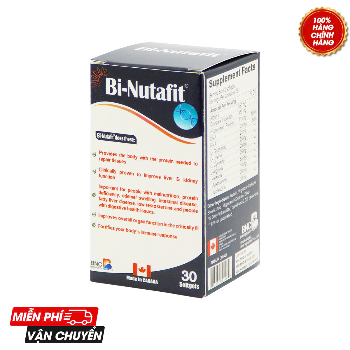 Bi-Nutafit - Tăng cường miễn dịch, phòng chống ung thư