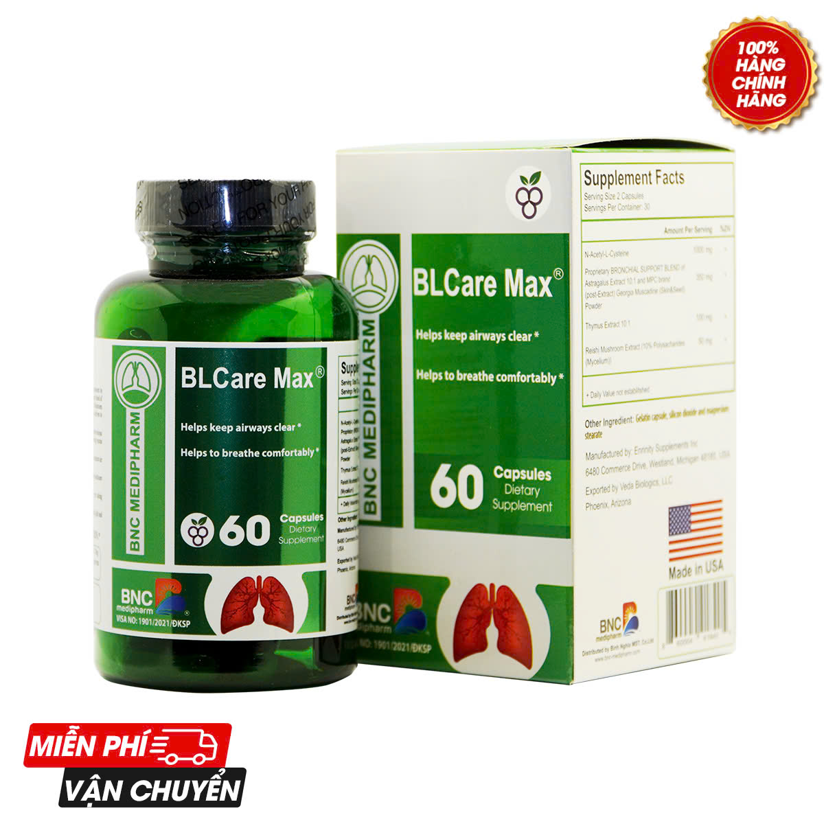 BLcare Max - Giải pháp cho người bệnh phổi