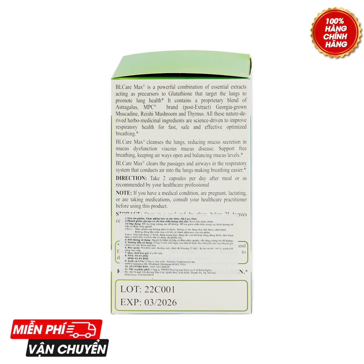 BLcare Max - Giải pháp cho người bệnh phổi