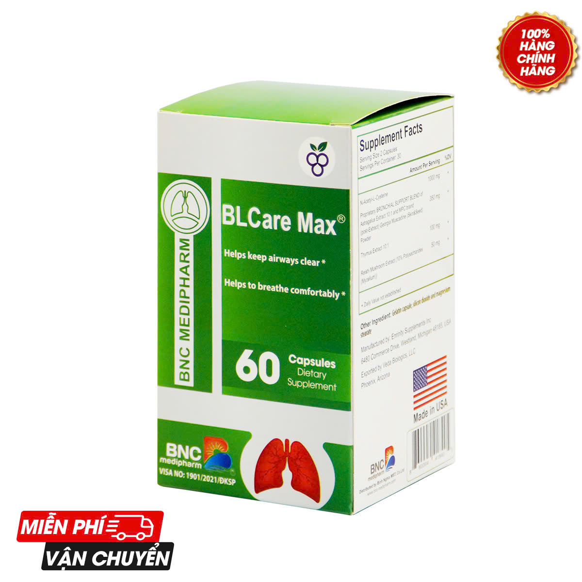BLcare Max - Giải pháp cho người bệnh phổi