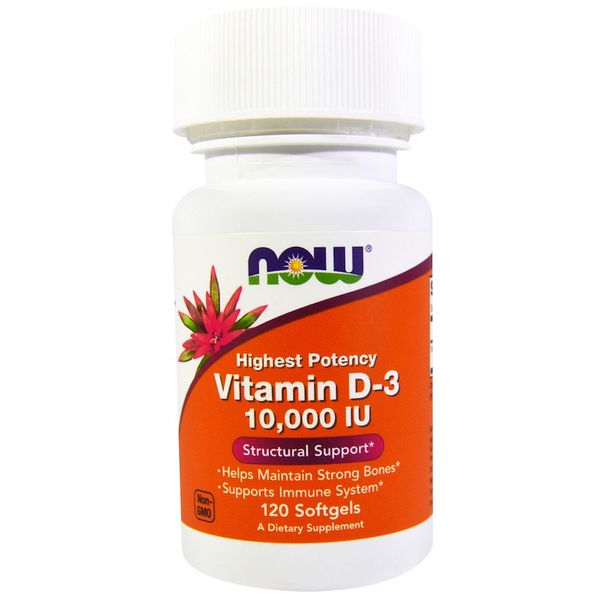 Vitamin D3 - 10000 IU - Hàng Mỹ chính hãng Nowfoods