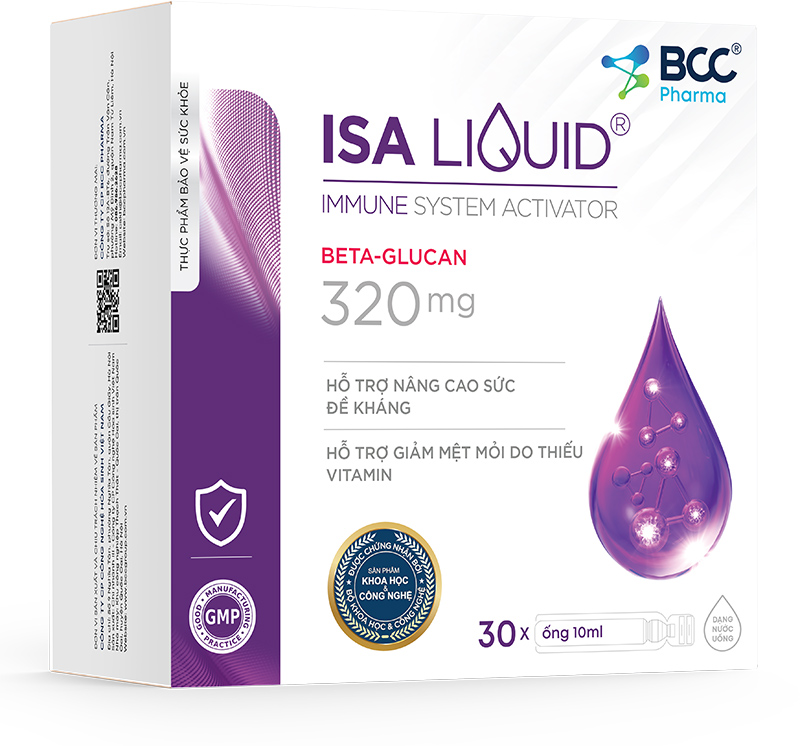 ISA LIQUID - Tăng cường miễn dịch, nâng cao sức đề kháng