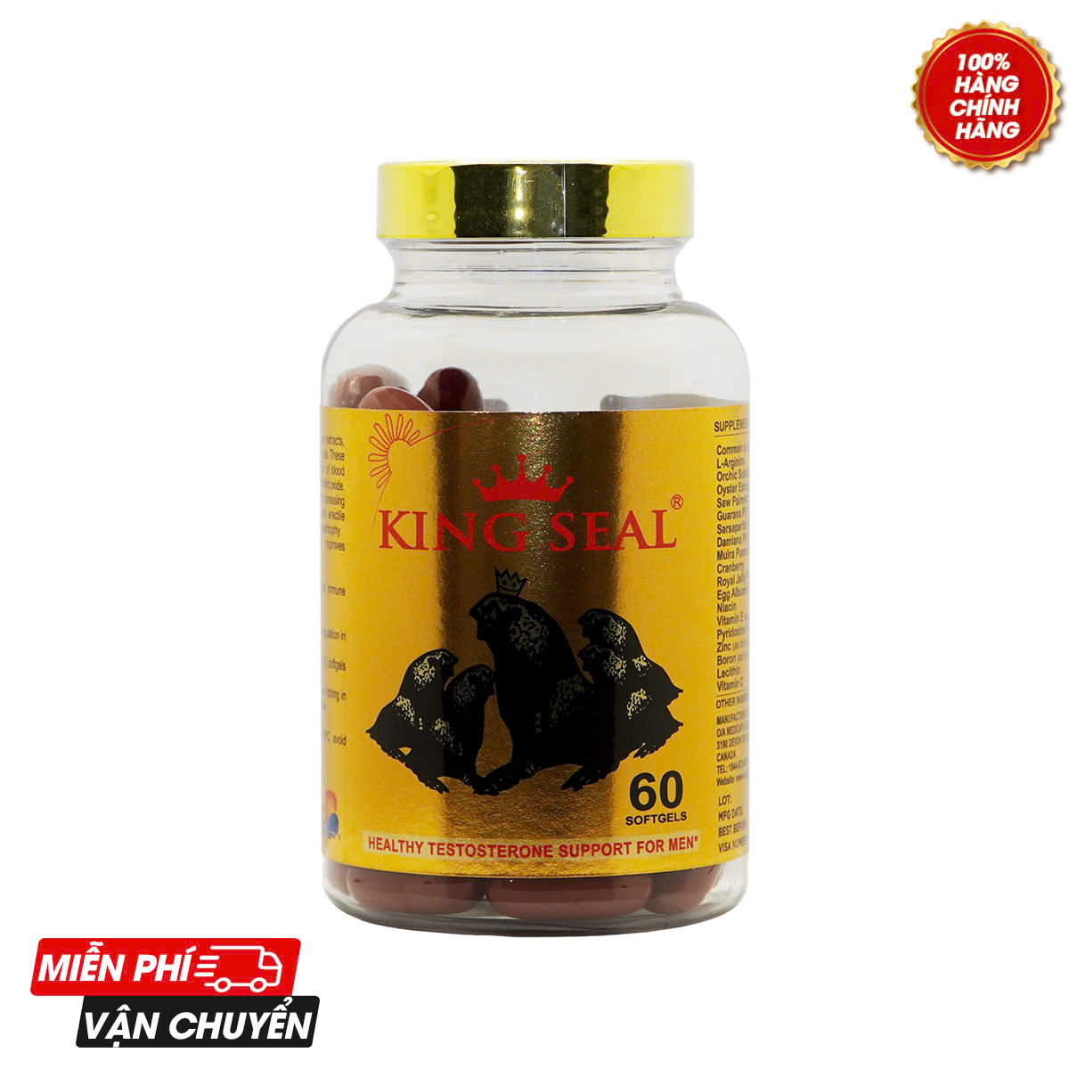 KING SEAL - VUA HẢI CẨU - BỔ THẬN TRÁNG DƯƠNG TĂNG CƯỜNG SINH LÝ